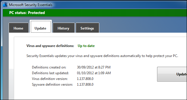 Microsoft Security Essentials Pic.3