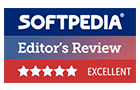 Softpedia Editors review excellent award