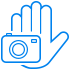 Feature icon Camera and Hand