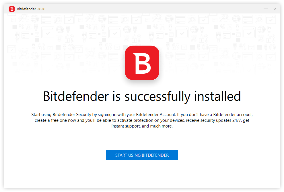 Bitdefender Installed