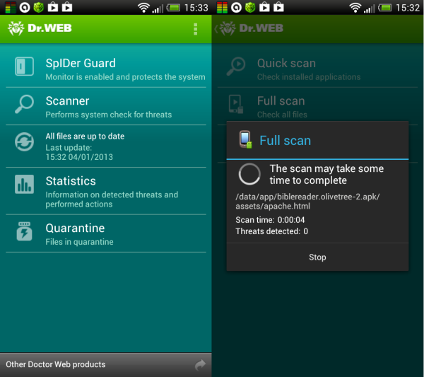 DrWeb Mobile Android
