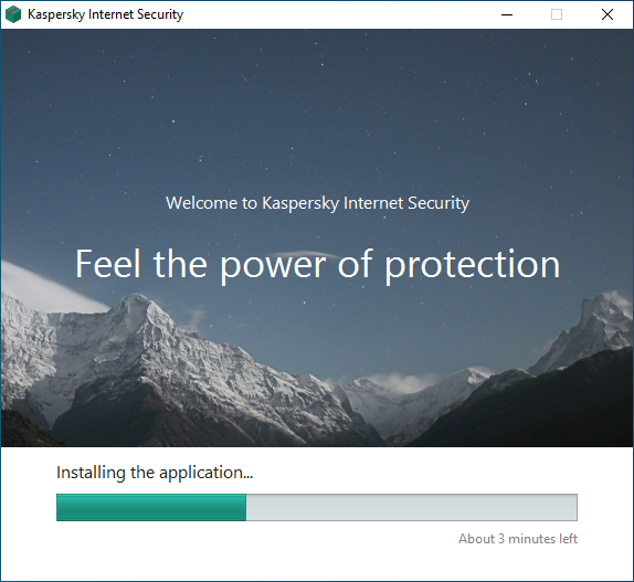 Kaspersky Installing